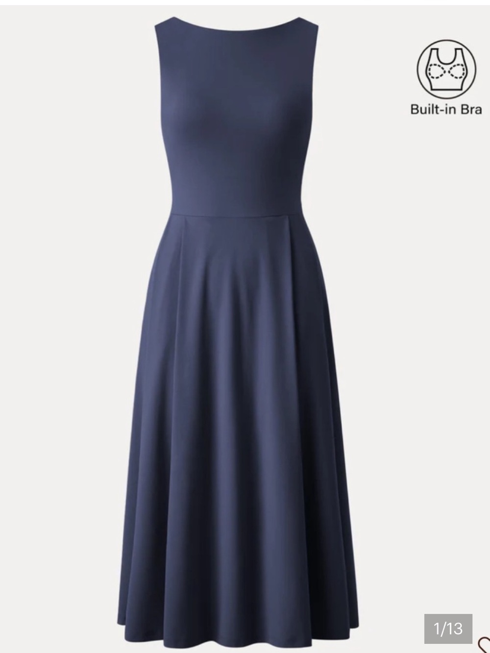OGL boatneck bamboo ponte dress size PM